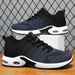 Men’s Shoes cushion sports shoes flying woven color matching running shoes men's shoes large size shoes_vogvips.com