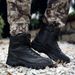 Tactical Boots Men's Outdoor Hiking Shoes High Top Wear-resistant Desert Combat Boots Large Size_vogvips.com