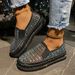 Women’s Shoes Rhinestones Large Size Diamond Shoes Fashion Temperament Rhinestone Slip On Lazy Shoes Trend_vogvips.com
