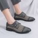 Euro Step High-end Summer 2025 New Hollow Brogue Business Floral Breathable Men's Leather Shoes Korean Style Sandals Trend_vogvips.com