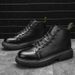 European Warm Series Mid-Top Martin British Style Cotton High Quality 2025 Autumn Winter New Men's Boots_vogvips.com