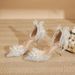 Women's Shoes Mid Heel Versatile Rhinestone Pumps For Wedding Party Shoes Versatile Rhinestone Sexy Backless Pearl & Rhinestone Butterfly Decor_vogvips.com