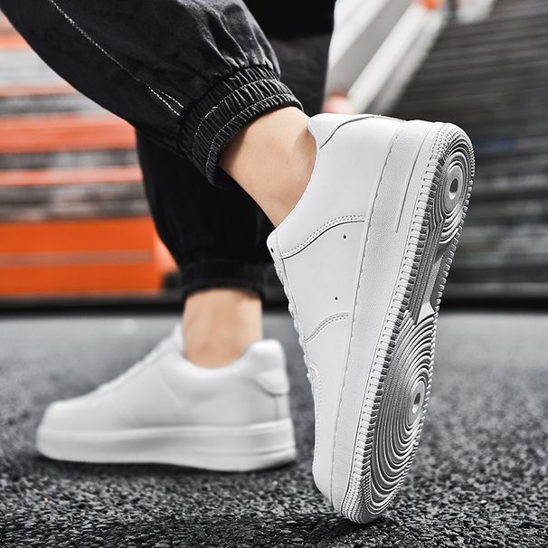 The New Leather Sneakers Are Breathable And Comfortable, Suitable For Both Men And Women For Daily Commuting And Casual Wear_vogvips.com