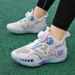 Boys' Sneakers Sports Rotating Buckle Youth Breathable Mesh Shock Absorption Children's Basketball Shoes Students_vogvips.com
