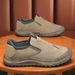 Men's Work Safety Shoes Summer Low-Cut Waterproof Leather Boots Outdoor Anti-Slip Wear-Resistant Sports Casual Work Shoe_vogvips.com