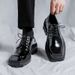 2025 Summer Square Thick-Soled Leather For Men, Unique Design, Big Toe Shoes, Height-Increasing British Business Formal_vogvips.com