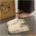 Sandals 2025 New Baotou Half Slippers For Womens Summer Outerwear Flat French One Step Stepping Cool Drop Delivery Shoes_vogvips.com