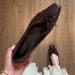 Leather Version~French-style Niche Bow-tie Square-toed Shallow Thick-heeled Women's Shoes, Versatile Casual Shoes For_vogvips.com