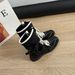 Women Boxing Boots Small Size 313233 Thick Sole Height Increasing Melard Women's Boxing 2025 Autumn Winter New Fashion Boots_vogvips.com