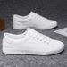 Spring Large Size Foreign Trade Special New Men's Four Seasons Fashion Versatile Soft Sole White Shoes_vogvips.com