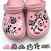 Cow Style Shoe Flower Shoe Buckle PVC Soft Rubber Shoe Accessories Accessories Sandals Decorative Buckle_vogvips.com