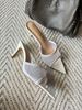 Women's White Crystal Mesh Pointed Toe Stiletto Heel Slides,White Suede Crystal Pointed Toe Stiletto Slides For Party Wedding_vogvips.com