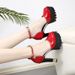 Popular Summer Fish-mouth For Women, Fashionable European And American Cross-border Sexy High-heeled Chunky-heel Sandals_vogvips.com