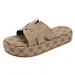 Free Delivery Fashionable Daily Commuting Wearing One Line Of Sponge Cake Slippers Outside_vogvips.com