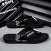 RIHANR Flip Flops For Men In Summer Wear Anti-slip Trendy Sandals Soft Sole Comfortable Beach Shoes Personalized Foot-clip Slipp_vogvips.com