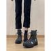 Platform Sole Retro Short For Women Autumn Winter New Fashion Versatile High-Value Lace-Up Slimming Martin Boots_vogvips.com