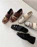 Korean-style Square-top Velcro Low-cut Mary Jane Women's Shoes - Stylish And Fashionable Sports Ballet Shoes_vogvips.com