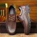 .Men's High-end Business Formal Leather Shoes For Men, Daily Casual Shoes With Anti-slip Properties, Large Size, Hard Sole._vogvips.com