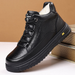 MTX Winter Wool Genuine Leather Fleece-Lined Warm Cotton Top Layer Cowhide Waterproof High-Top Non-Slip Men's Shoes_vogvips.com