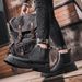 European Warm Series 2021 Autumn Winter New High-top Martin Lace-up Casual Men's Shoes Big Head Workwear Outdoor Leather Boots_vogvips.com