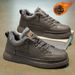 Winter Fleece-Lined Martin Boots Men's Waterproof Non-Slip Ankle Boots Trendy All-Matching Thick Warm Cotton-Padded Shoe_vogvips.com