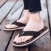 Flip Flops, Summer Men's Cool Slippers, Anti Slip, Exposed Toes, Oversized Outdoor Beach Shoes, Pinch Toe_vogvips.com