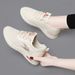Women's Flyknit Mesh Shoes Fashion Sneakers 2024 Spring Autumn Breathable Non-Slip Soft Sole Shoes Versatile Casual Shoes_vogvips.com