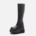 American Style Size 43 Gothic Thick-Soled Long Motorcycle Rider Over-the-Knee Big Toe Slimming High Boots For Women_vogvips.com