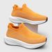 Large-size Men's And Women's Identical Mesh-woven Slip-on Sports Shoes. High-elastic Lazy Walking Shoes. Multi-color Versatile Casual Shoes._vogvips.com