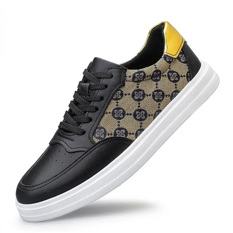 Genuine Leather Casual Sneakers - Soft Sole Breathable White Shoes (Spring Collection)_vogvips.com