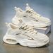 Oulylan Summer New Breathable Mesh Shoes Men's Shoes Versatile Thick Soled Sports Shoes Casual Running Shoes_vogvips.com