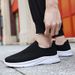Men's Flyknit Running Autumn Low-top Slip-on Mesh Lightweight Breathable Casual Walking Sports Shoes Factory Direct Sale_vogvips.com