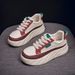 Autumn White New Korean Version Female Student Thick Soled Height Increasing Sports Board Casual Shoes Hb1393_vogvips.com