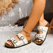 Women's Summer Flat Slippers Casual Style Outerwear Sandals Perfect for Skirts Beach Fashion Footwear_vogvips.com