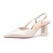 Fuhao Women's Single Shoes Spring 2022 Satin Thick Heel High Heels Metal Strap Round Toe Ladies Sandals_vogvips.com