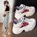 Sports Thick-Soled Height-Increasing 9CM Sandals For Women 2025 Summer New Thin Dad Hollow Breathable Casual Shoes_vogvips.com