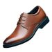 Cross-border large size business leather shoes men's formal wear youth leisure Korean fashion British men's shoes manufacturers_vogvips.com