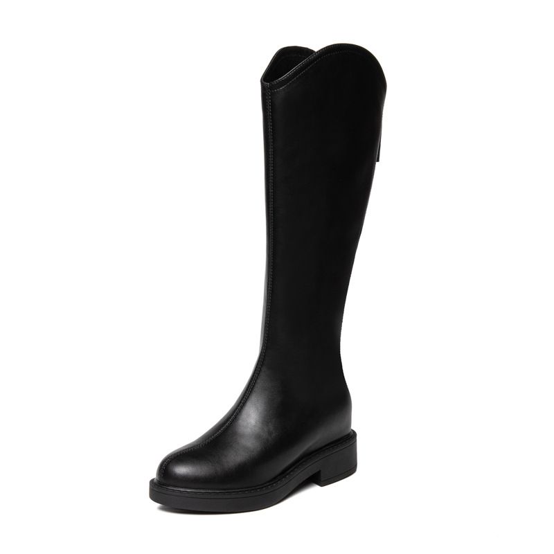 Inner Height Increasing Knight For Short People Thick Sole Over-the-Knee Long 2025 New Autumn Winter Slimming Elastic_vogvips.com