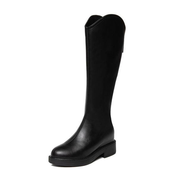 Inner Height Increasing Knight For Short People Thick Sole Over-the-Knee Long 2025 New Autumn Winter Slimming Elastic_vogvips.com