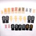 0 3 years old baby socks cross border medium tube parent child socks cotton socks sole letter dotted creative floor socks_vogvips.com
