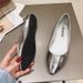 Bi Yan New Women's Shiny Leather Soft Sole Comfortable Boat Slip-On Flat Pointed Toe Shallow Mouth Single Shoes_vogvips.com
