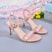 Cross-border Summer High-heeled For Women, Thin Heel, Large Size, Casual And Comfortable Women's Sandals_vogvips.com