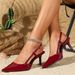 Women S Fashion Patent Leather Stiletto Pumps With Pointed Toe And Low Cut Design_vogvips.com