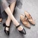 Women's Semi-enclosed Sandals In Fairy Style, 2026 New Model, Suitable For Pairing With Skirts, Summer Chunky Heel,_vogvips.com