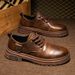 European Warm Series Autumn Winter New Low-top Martin Boot Thick-oled Height-increaing Britih Style Buine Veratile Fahion Men'_vogvips.com