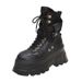 2025 Thick-Soled Height-Increasing Stylish Motorcycle Ins Trend Cool Short British Style Martin Boots Women Autumn New_vogvips.com