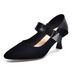 Pointed-toe High-heeled For Women, 2024 Spring New Model, European American Style, Simple And Elegant Small Pumps With A_vogvips.com