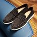 Men's Shoes Casual Slip On Loafers For Men, Genuine Leather Suede, Breathable And Comfortable._vogvips.com