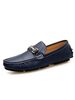 Men's Loafers Casual Slip On Black Shoes Soft Penny Loafers For Men Lightweight Driving Boat Shoes_vogvips.com