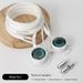 No-Tie Flat Shoelaces With Rotating Capsule Buckle - Quick Adjustable Laces For Sneakers & Casual Shoes (100cm, Black/White Designs)_vogvips.com